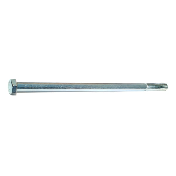 Midwest Fastener Grade 2, 3/8"-16 Hex Head Cap Screw, Zinc Plated Steel, 8 in L, 50 PK 00072 - main